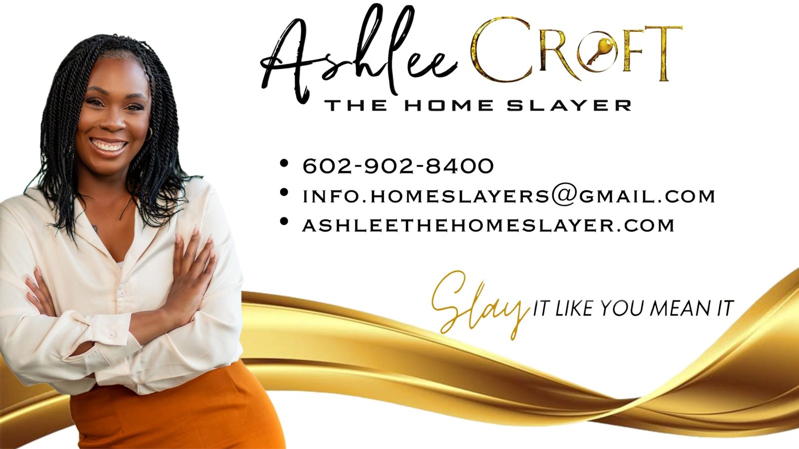 Ashlee Croft, The Home Slayer — contact card